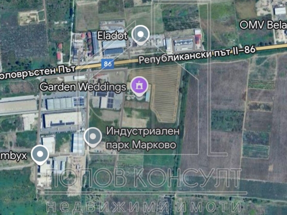 Парцел до индустриална зона Марково, Първа линия - 0