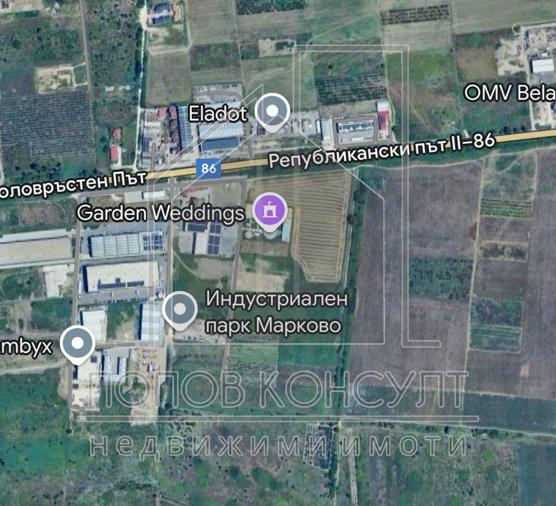 Парцел до индустриална зона Марково, Първа линия - 0
