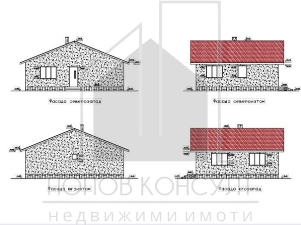 Парцел с проект за къща в с. Костиево – готов за строителство! - 0